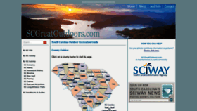 What Scgreatoutdoors.com website looked like in 2022 (1 year ago)