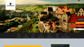 What Sachsen-anhalt-tourismus.de website looked like in 2022 (1 year ago)