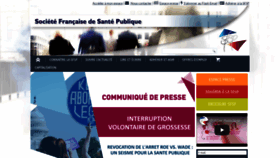 What Sfsp.fr website looked like in 2022 (1 year ago)