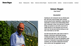 What Simonrogan.co.uk website looked like in 2022 (1 year ago)