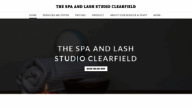 What Spa-clearfield-eyelash.com website looked like in 2022 (1 year ago)