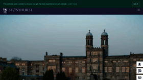 What Stonyhurst.ac.uk website looked like in 2022 (1 year ago)