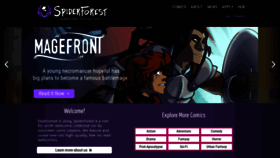 What Spiderforest.com website looked like in 2022 (1 year ago)