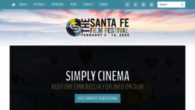 What Santafefilmfestival.com website looked like in 2022 (1 year ago)