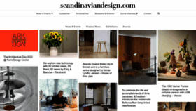 What Scandinaviandesign.com website looked like in 2022 (1 year ago)