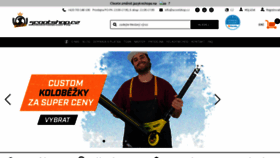 What Scootshop.cz website looked like in 2022 (1 year ago)