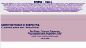 What Smecc.org website looked like in 2022 (1 year ago)