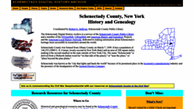 What Schenectadyhistory.org website looked like in 2022 (1 year ago)