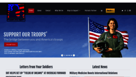 What Supportourtroops.org website looked like in 2022 (1 year ago)