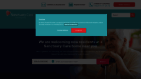 What Sanctuary-care.co.uk website looked like in 2022 (1 year ago)