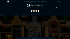What Seansbar.ie website looked like in 2022 (1 year ago)