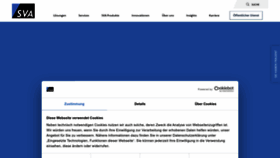 What Sva.de website looked like in 2022 (1 year ago)