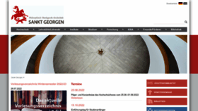 What Sankt-georgen.de website looked like in 2022 (1 year ago)