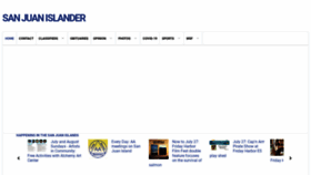 What Sanjuanislander.com website looked like in 2022 (1 year ago)