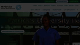 What Stpatricks.ie website looked like in 2022 (1 year ago)