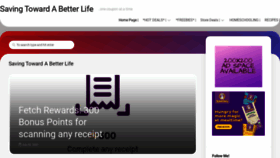 What Savingtowardabetterlife.com website looked like in 2022 (1 year ago)