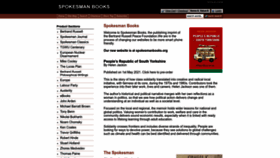 What Spokesmanbooks.com website looked like in 2022 (1 year ago)
