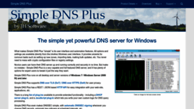 What Simpledns.com website looked like in 2022 (1 year ago)