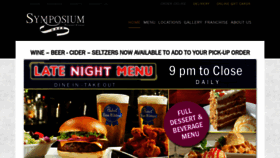 What Symposiumcafe.com website looked like in 2022 (2 years ago)