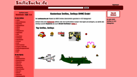 What Smiliesuche.de website looked like in 2022 (1 year ago)