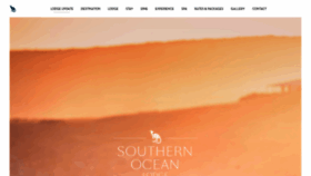 What Southernoceanlodge.com.au website looked like in 2022 (1 year ago)