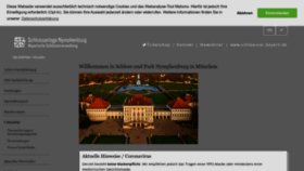 What Schloss-nymphenburg.de website looked like in 2022 (1 year ago)