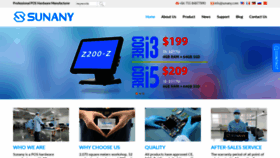 What Sunany.com website looked like in 2022 (1 year ago)