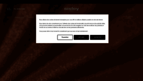 What Sisley-cosmetics.com website looked like in 2022 (2 years ago)