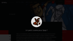 What Spirou.com website looked like in 2022 (1 year ago)