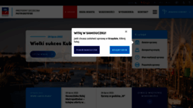 What Szczecin.eu website looked like in 2022 (1 year ago)