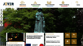 What Stadt-jever.de website looked like in 2022 (4 years ago)