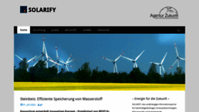 What Solarify.eu website looked like in 2022 (1 year ago)