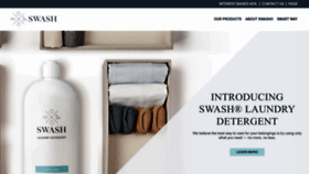 What Swash.com website looked like in 2022 (1 year ago)