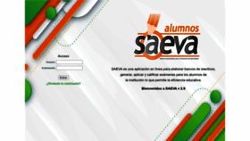 What Saeva.cecytes.edu.mx website looked like in 2022 (1 year ago)