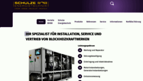 What Schulze-energietechnik.de website looked like in 2022 (1 year ago)