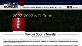 What Sportstraveler.net website looked like in 2022 (1 year ago)