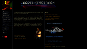 What Scotthenderson.net website looked like in 2022 (1 year ago)