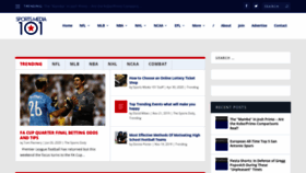 What Sportsmedia101.com website looked like in 2022 (1 year ago)