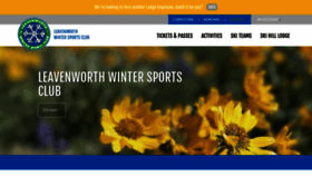 What Skileavenworth.com website looked like in 2022 (1 year ago)