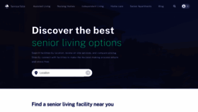 What Seniorsite.org website looked like in 2022 (1 year ago)