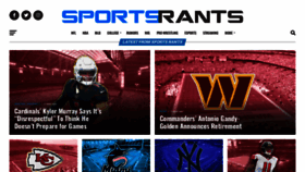 What Sportsrants.com website looked like in 2022 (1 year ago)