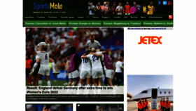 What Sportsmole.co.uk website looked like in 2022 (1 year ago)