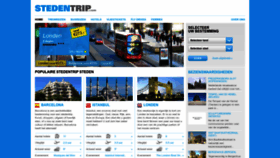 What Stedentrip.com website looked like in 2022 (1 year ago)