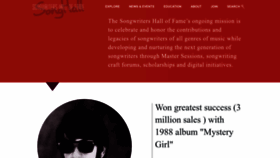 What Songwritershalloffame.org website looked like in 2022 (1 year ago)