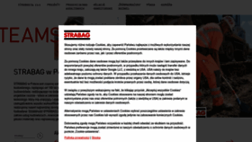What Strabag.pl website looked like in 2022 (1 year ago)