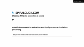 What Spiralclick.com website looked like in 2022 (2 years ago)