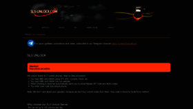 What Sl3-unlock.com website looked like in 2022 (1 year ago)