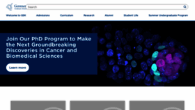 What Sloankettering.edu website looked like in 2022 (1 year ago)
