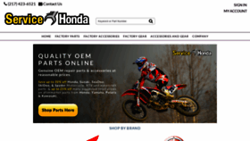 What Servicehonda.com website looked like in 2022 (1 year ago)