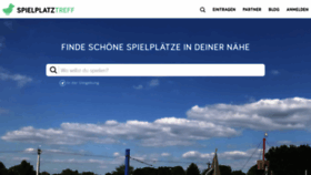 What Spielplatztreff.de website looked like in 2022 (1 year ago)